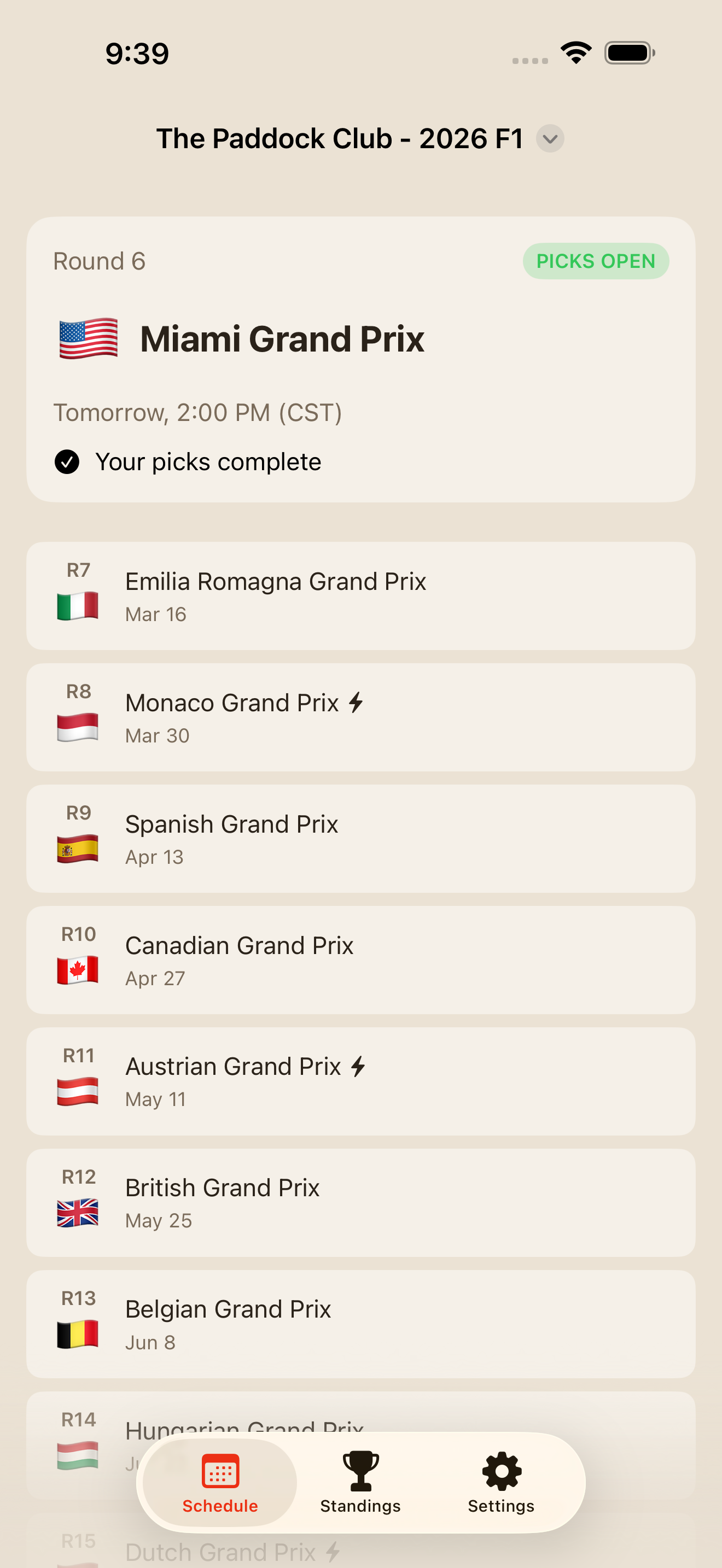 Open Wheelers screenshot