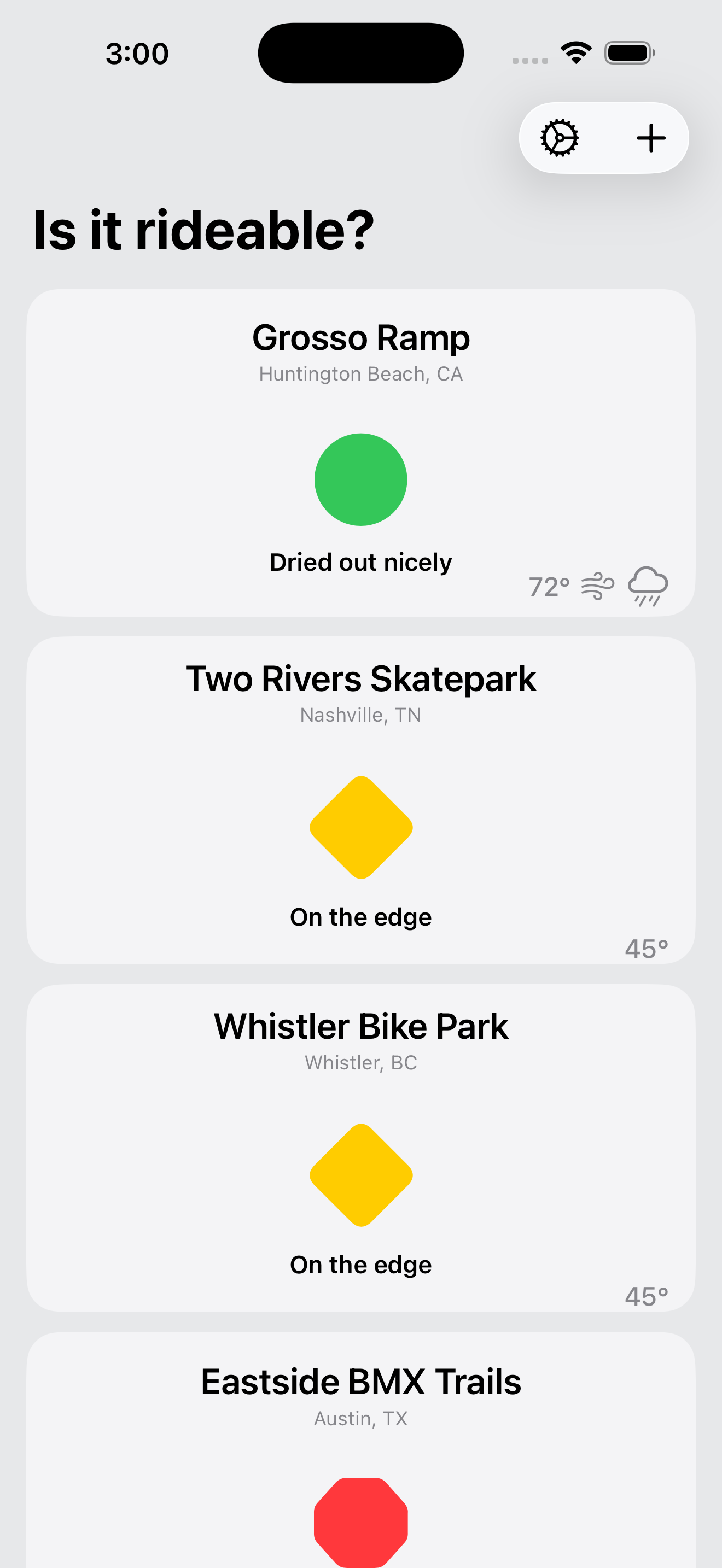 Ridewise screenshot