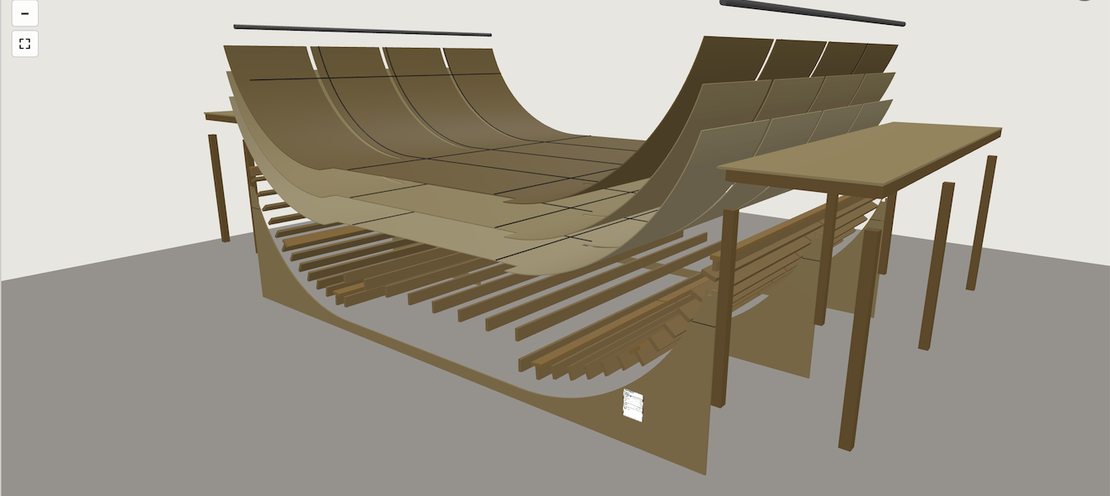 Anatomy of a Skateboard Ramp: 3D Visualization and Materials Math