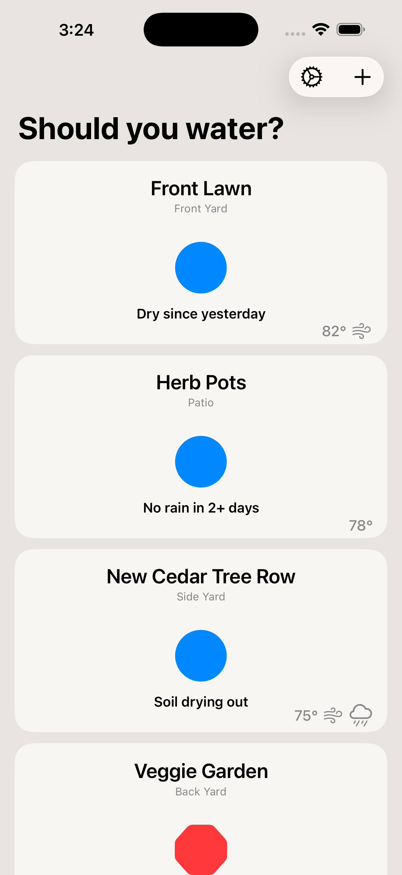 Yardwise screenshot